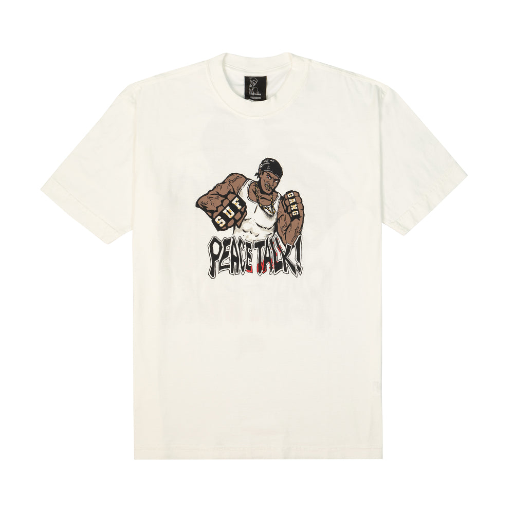TEE SUFGANG PEACE TALK OFF WHITE