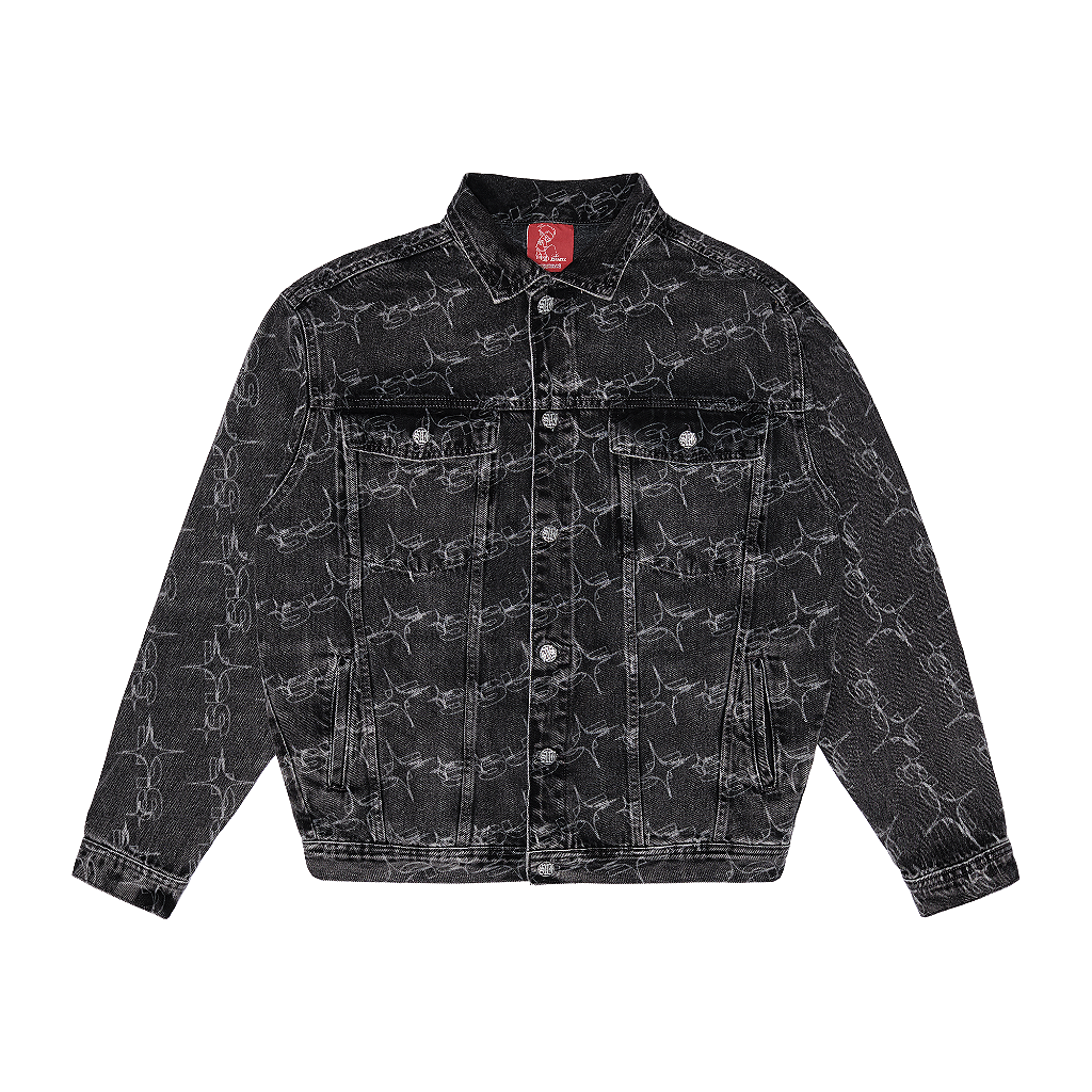 JACKET MONOGRAM SUFSTAR JEANS BLACK