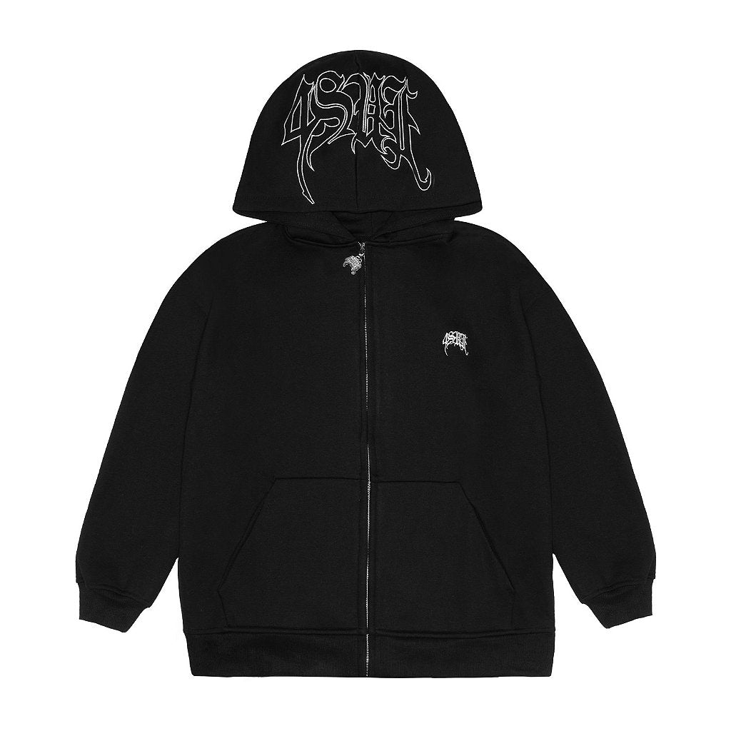 HOODIE ZÍPER 4SUF BLACK